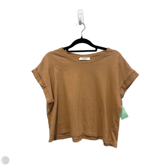 Top Sleeveless By Zenana In Brown, Size: S