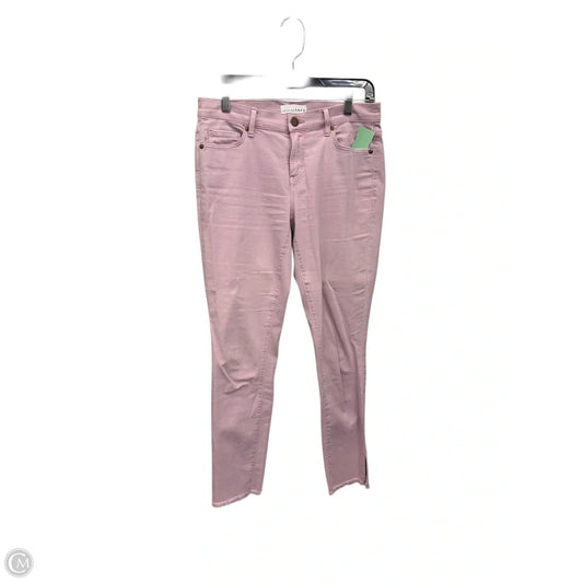 Jeans Skinny By Loft In Purple, Size: 4