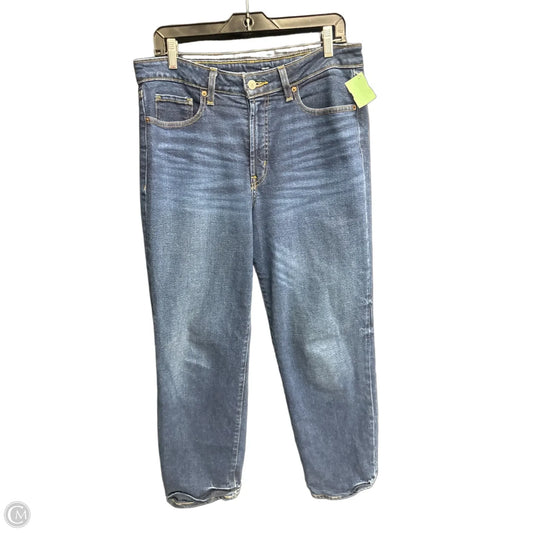 Jeans Straight By Old Navy In Blue Denim, Size: 12