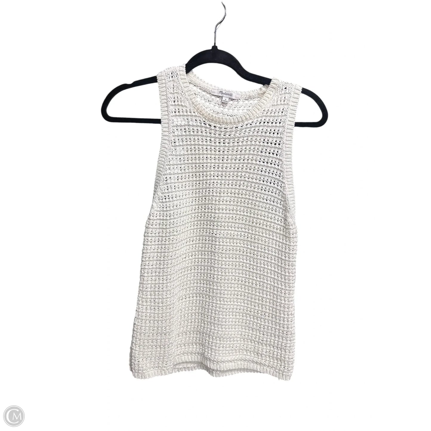Top Sleeveless By Madewell In Cream, Size: M