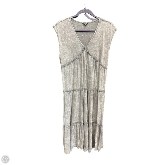 Dress Casual Midi By Versona In Green, Size: Xs