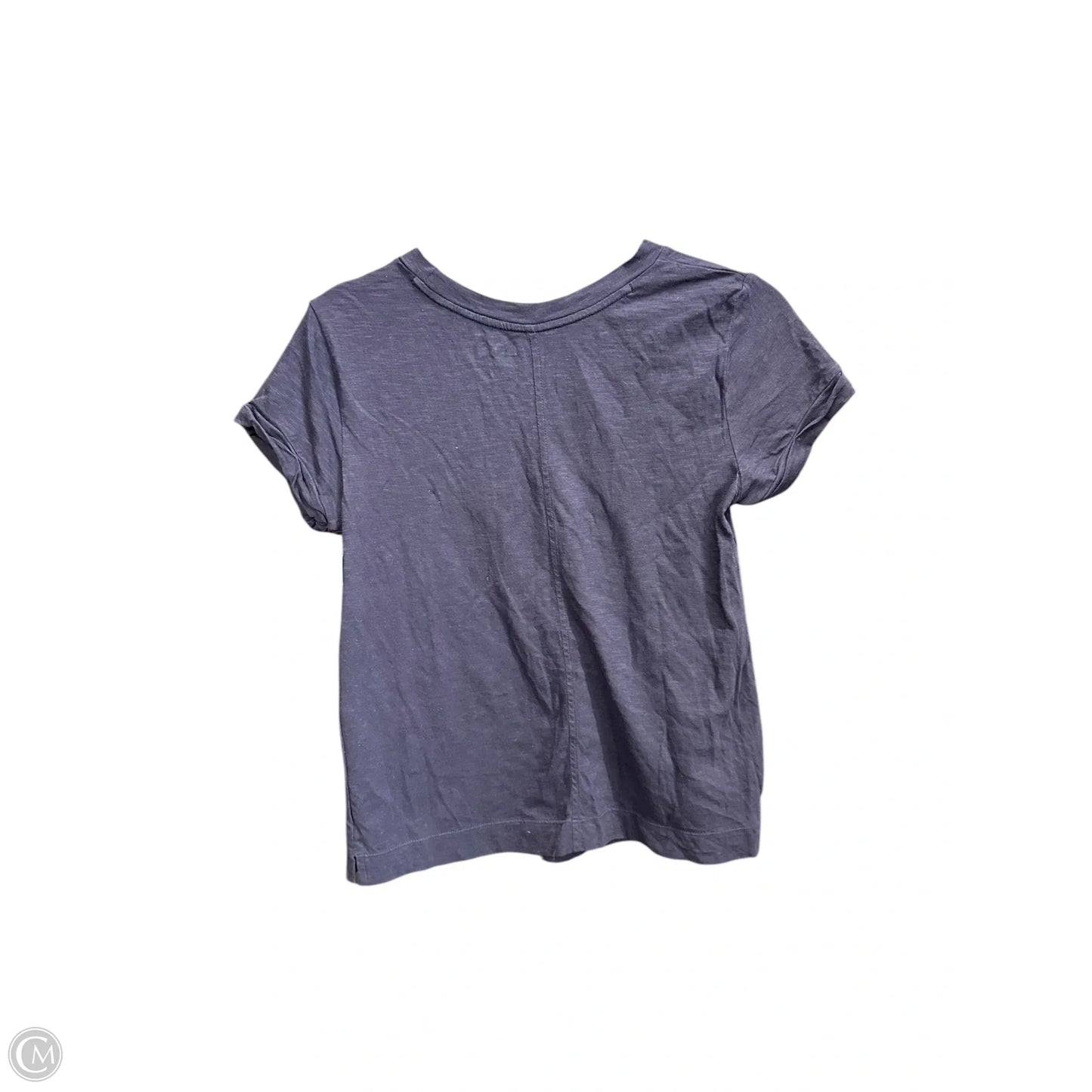 Top Short Sleeve By Loft In Navy, Size: Xs