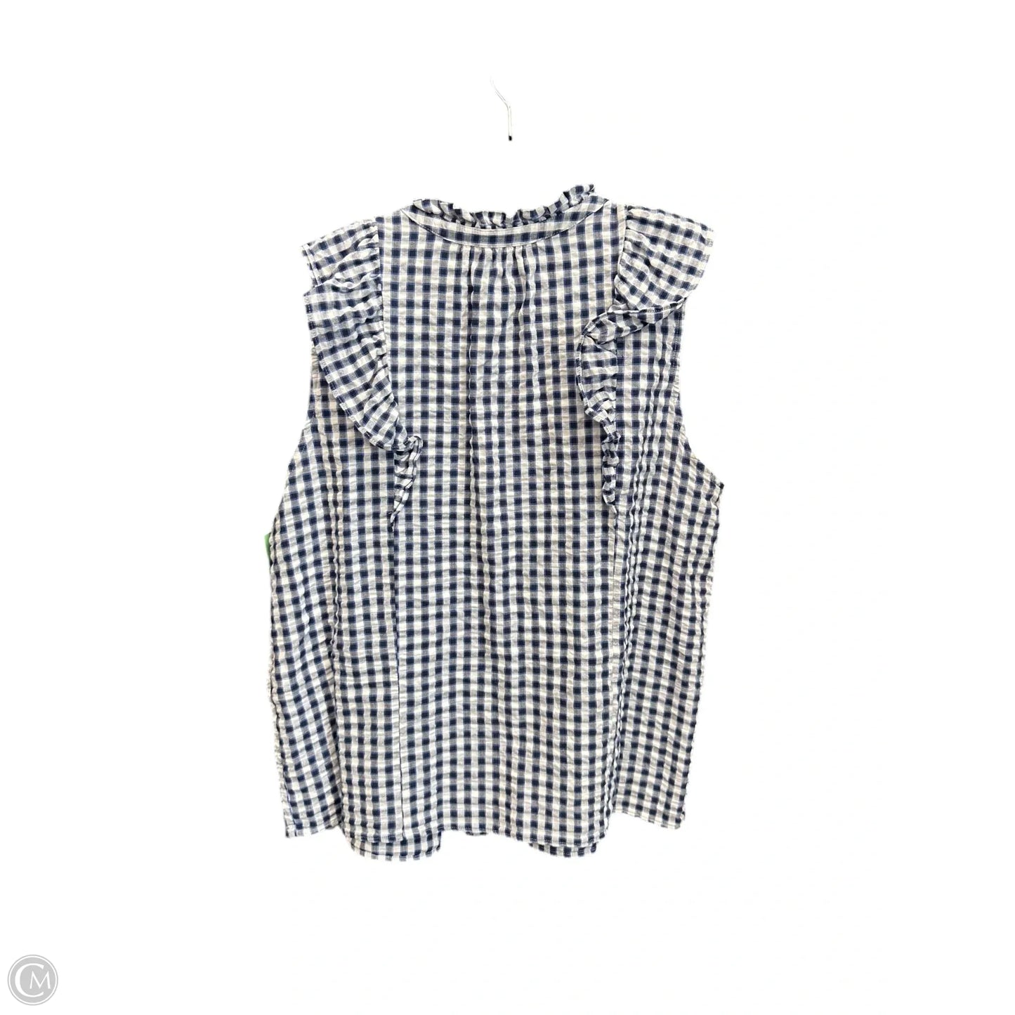 Top Sleeveless By Loft In Blue, Size: L