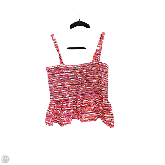 Top Sleeveless By Loft In Multi-colored, Size: M