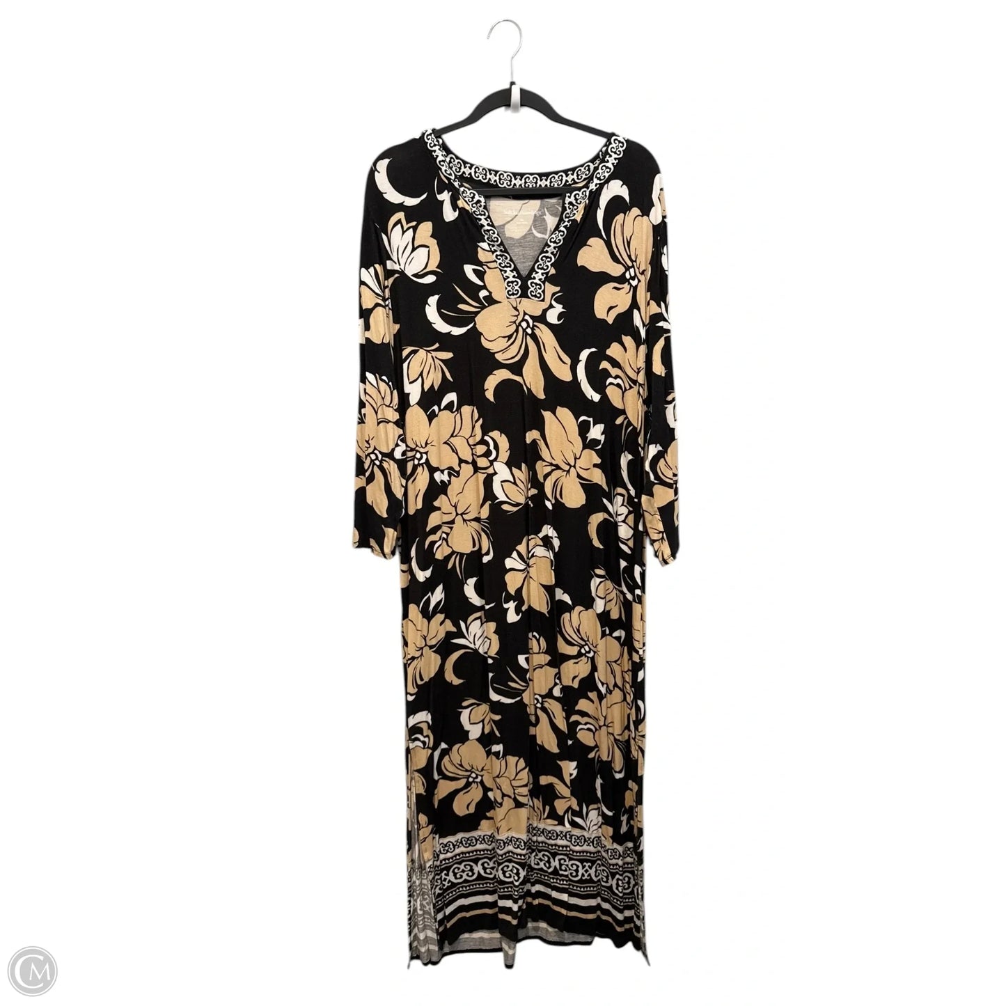 Dress Casual Maxi By Soft Surroundings In Black, Size: 2x