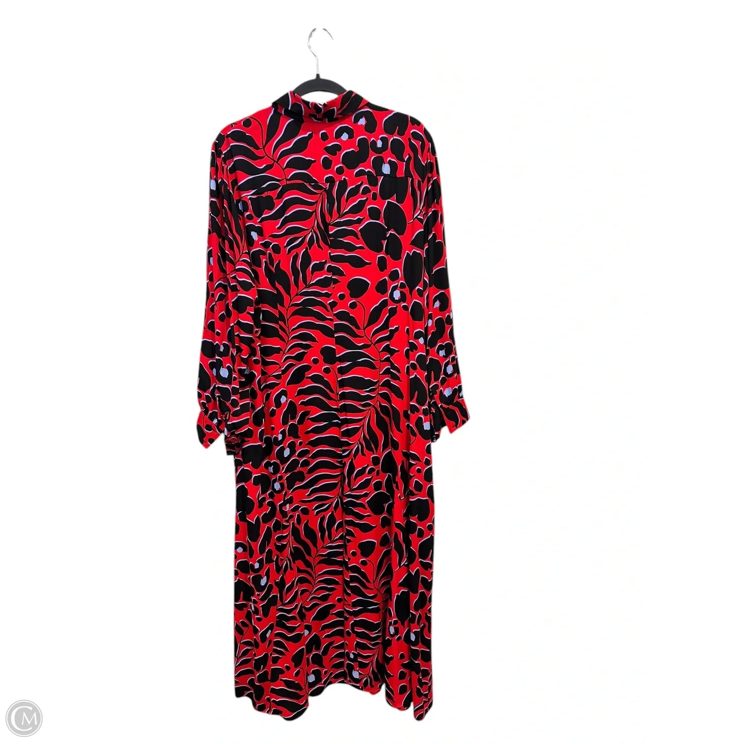 Dress Casual Maxi By Chicos In Red, Size: 2x