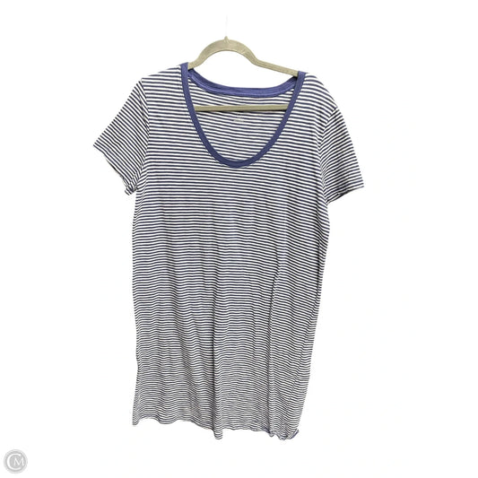 Dress Casual Midi By Universal Thread In Blue, Size: L