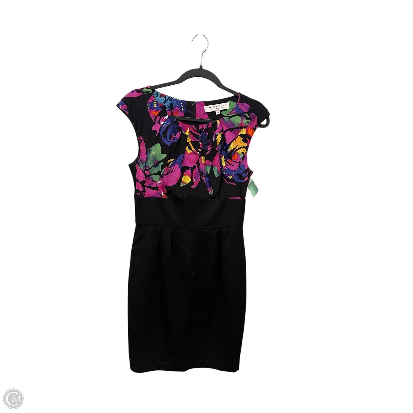 Dress Casual Midi By Trina Turk In Black, Size: 4