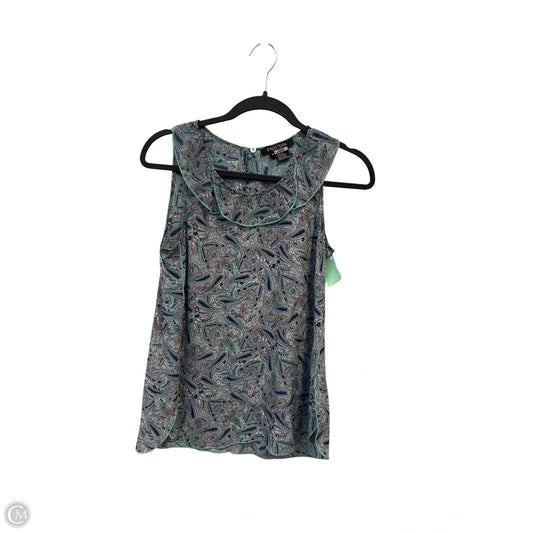 Top Sleeveless By Etcetra In Paisley Print, Size: 4