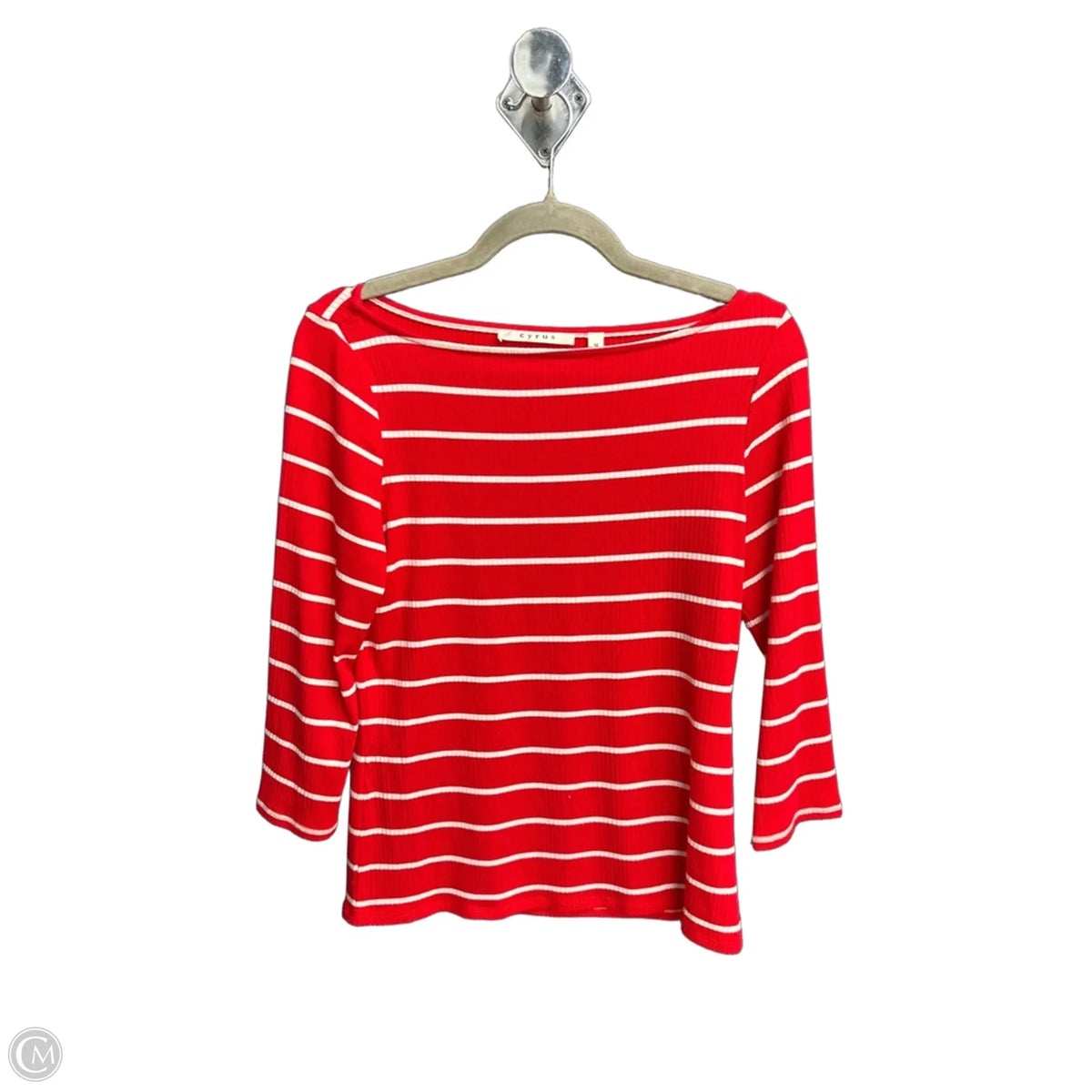 Top 3/4 Sleeve By Cyrus In Red, Size: M