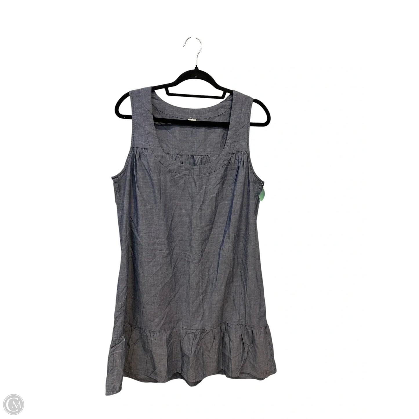 Dress Casual Midi By J. Crew In Blue Denim, Size: L