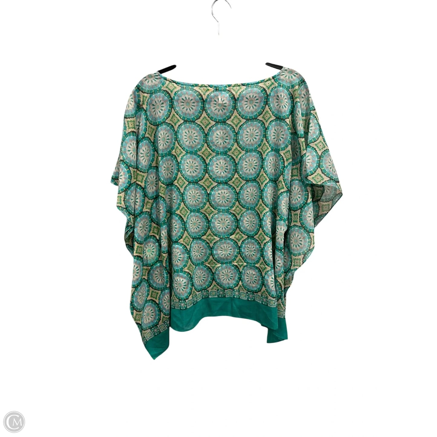 Top Short Sleeve By Talbots In Blue, Size: M