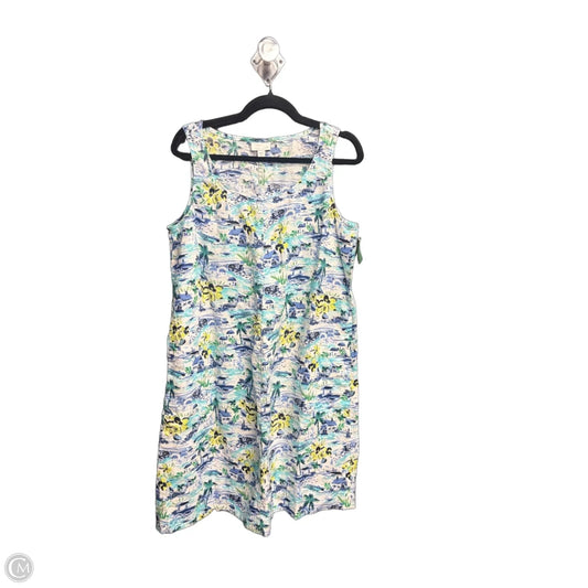 Dress Casual Midi By J. Jill In Blue, Size: M