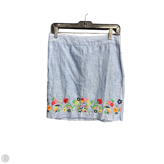Skirt Mini & Short By Talbots In Blue, Size: 2
