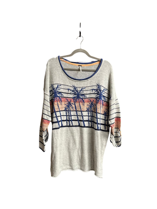 Top Long Sleeve By Free People In Grey, Size: L