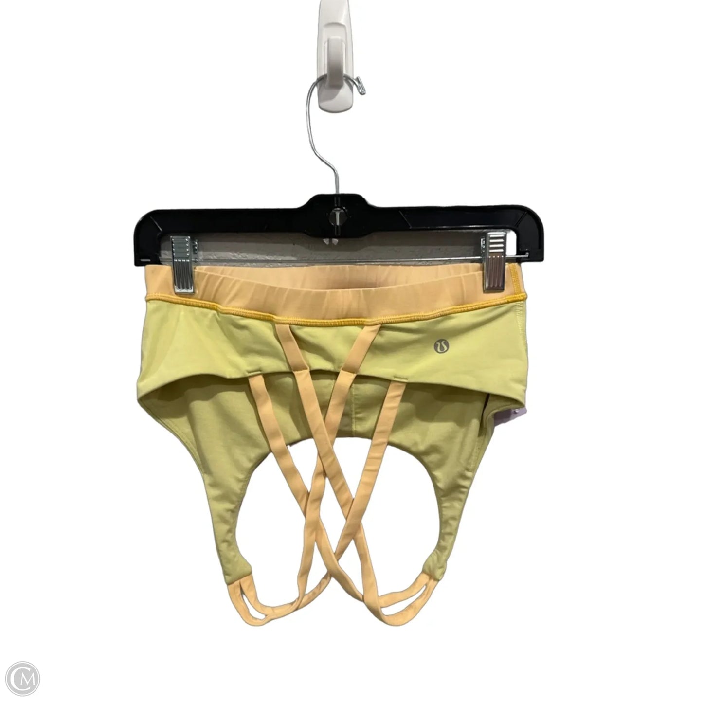 Athletic Bra By Lululemon In Yellow, Size: 8