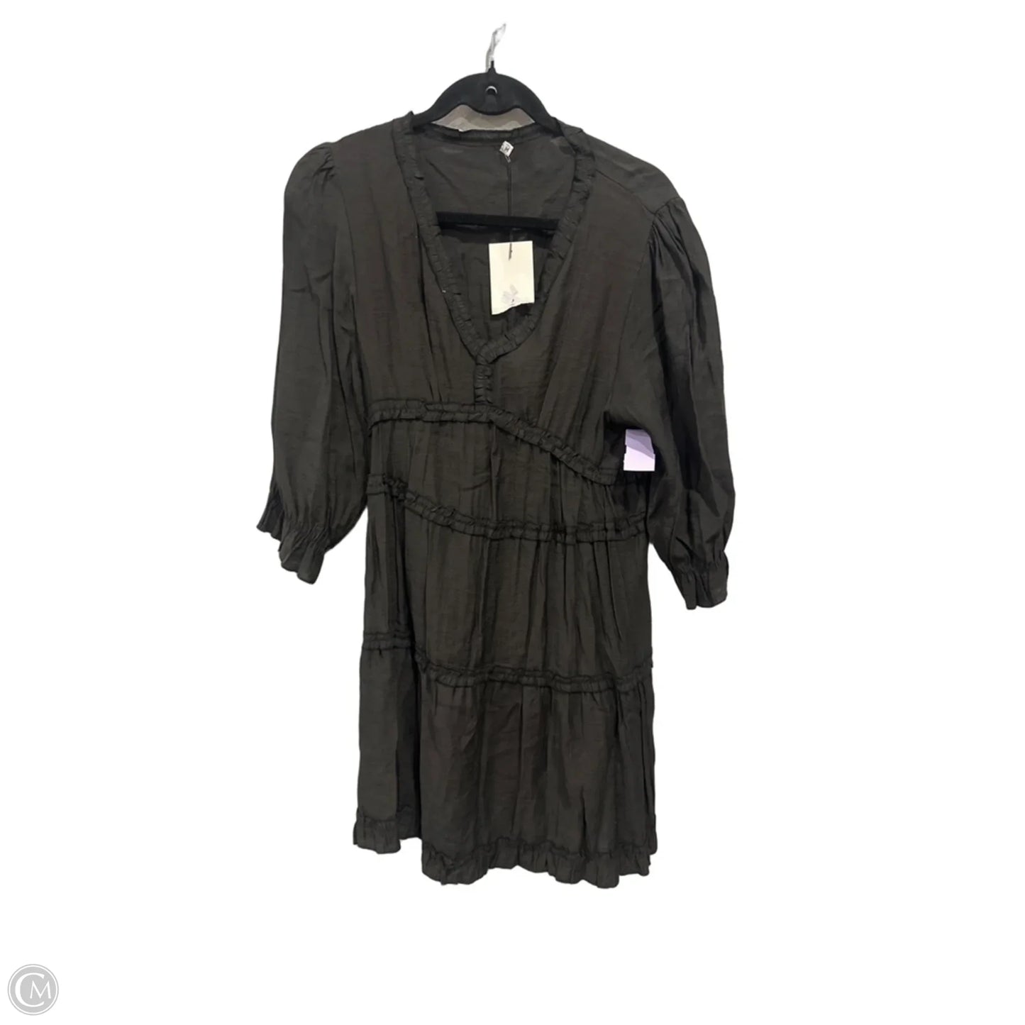 Dress Casual Midi By Clothes Mentor In Black, Size: M
