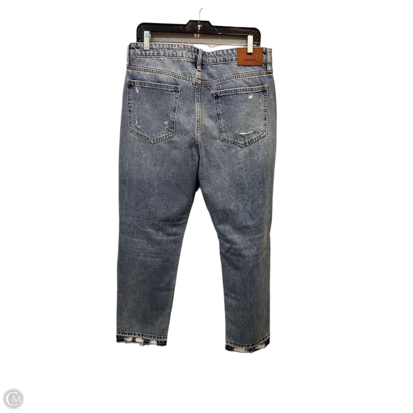 Jeans Straight By Hidden In Blue Denim, Size: 10