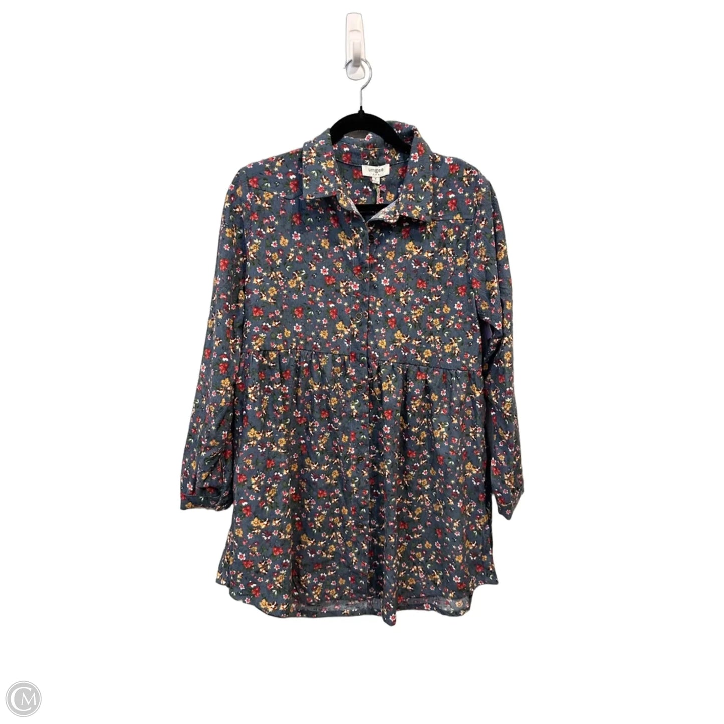 Dress Casual Short By Umgee In Blue, Size: M
