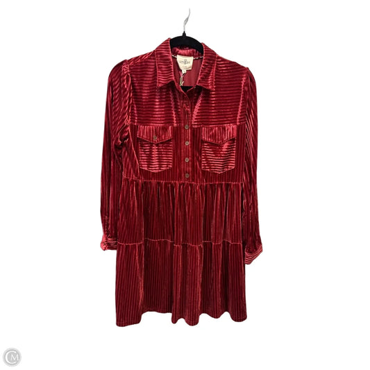 Dress Casual Short By Umgee In Red, Size: S