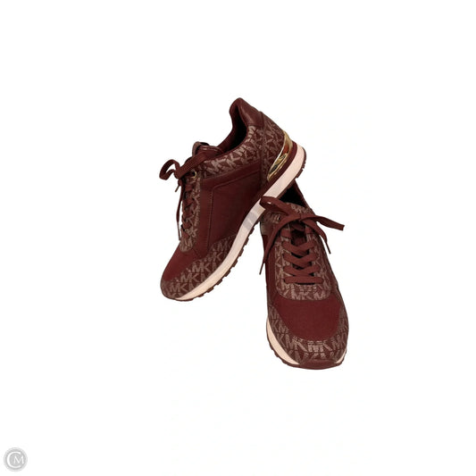 Shoes Sneakers By Michael By Michael Kors In Maroon, Size: 7.5