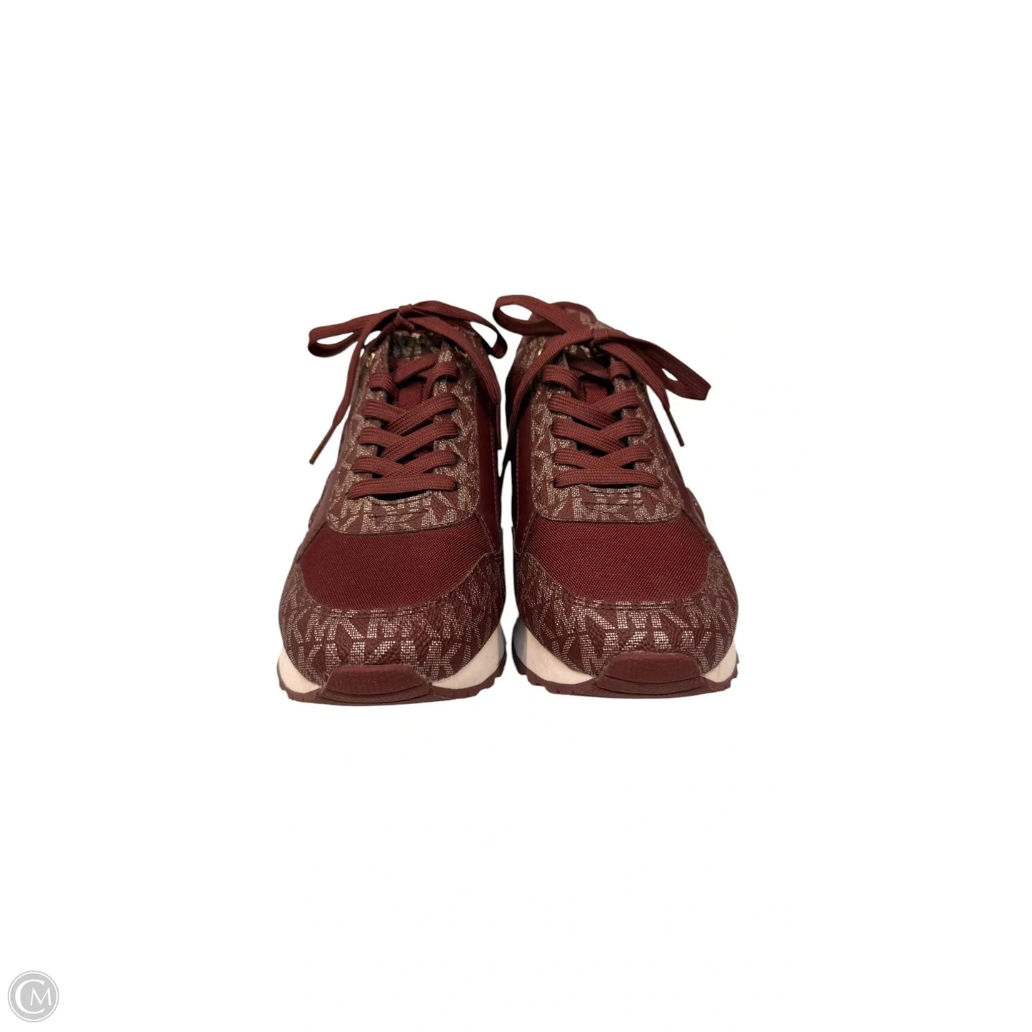 Shoes Sneakers By Michael By Michael Kors In Maroon, Size: 7.5