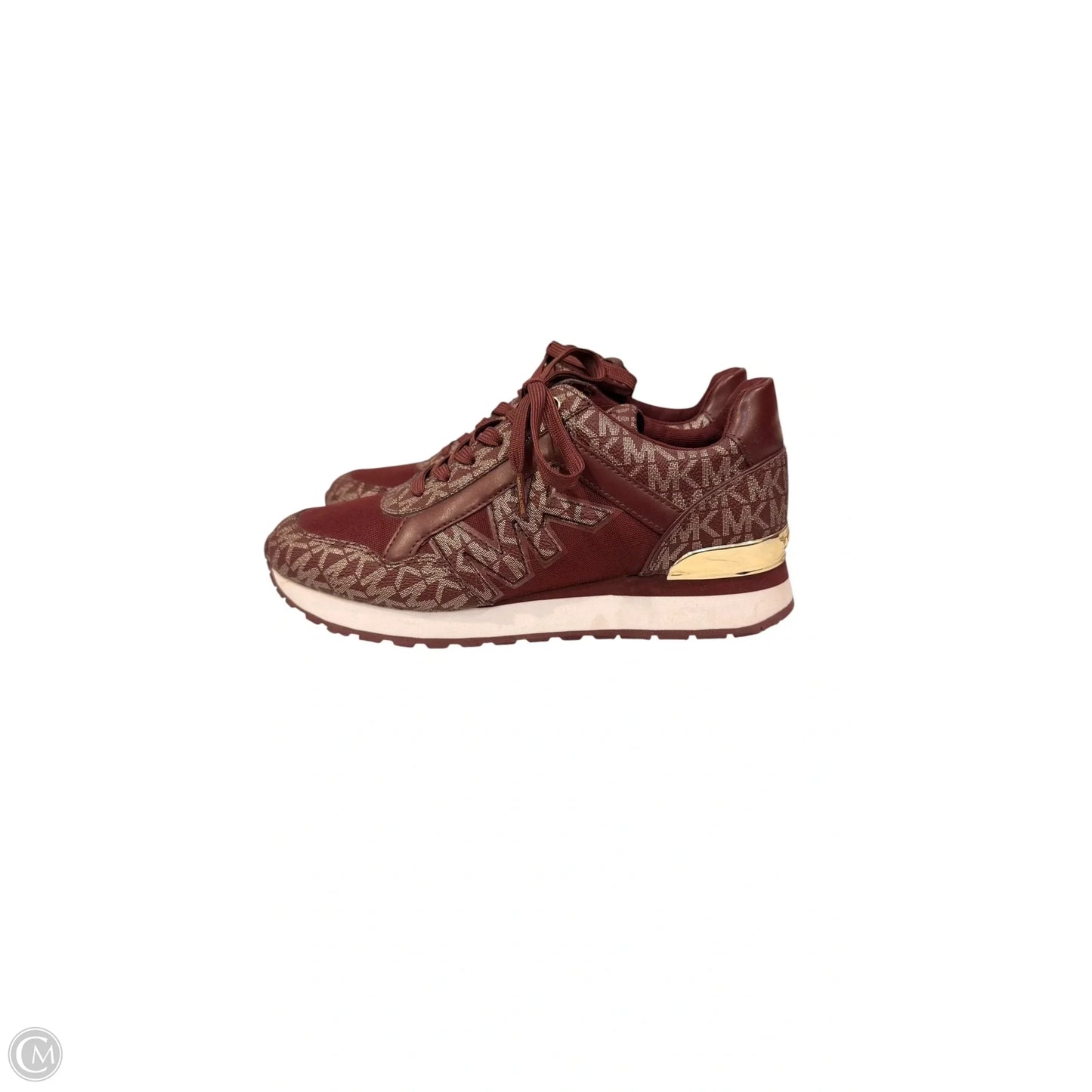 Shoes Sneakers By Michael By Michael Kors In Maroon, Size: 7.5