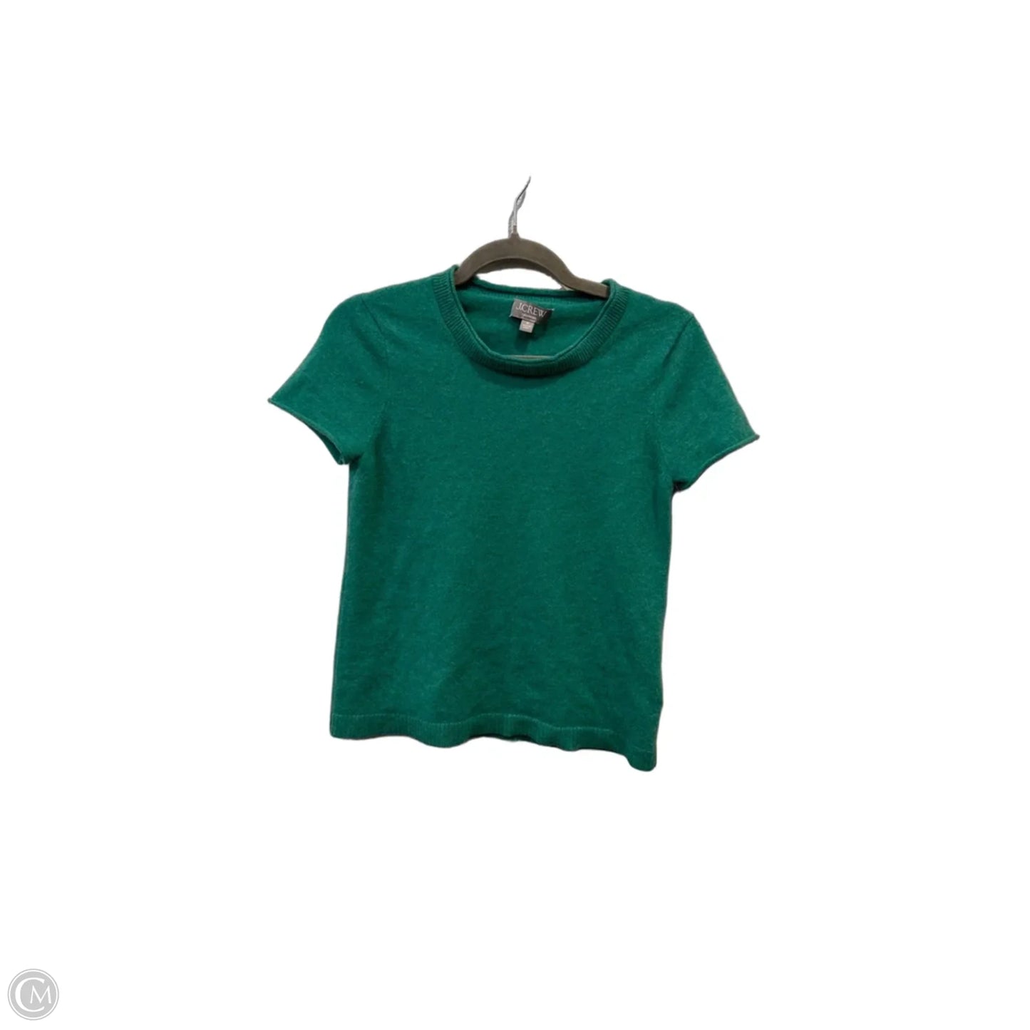 Top Short Sleeve By J. Crew In Green, Size: M