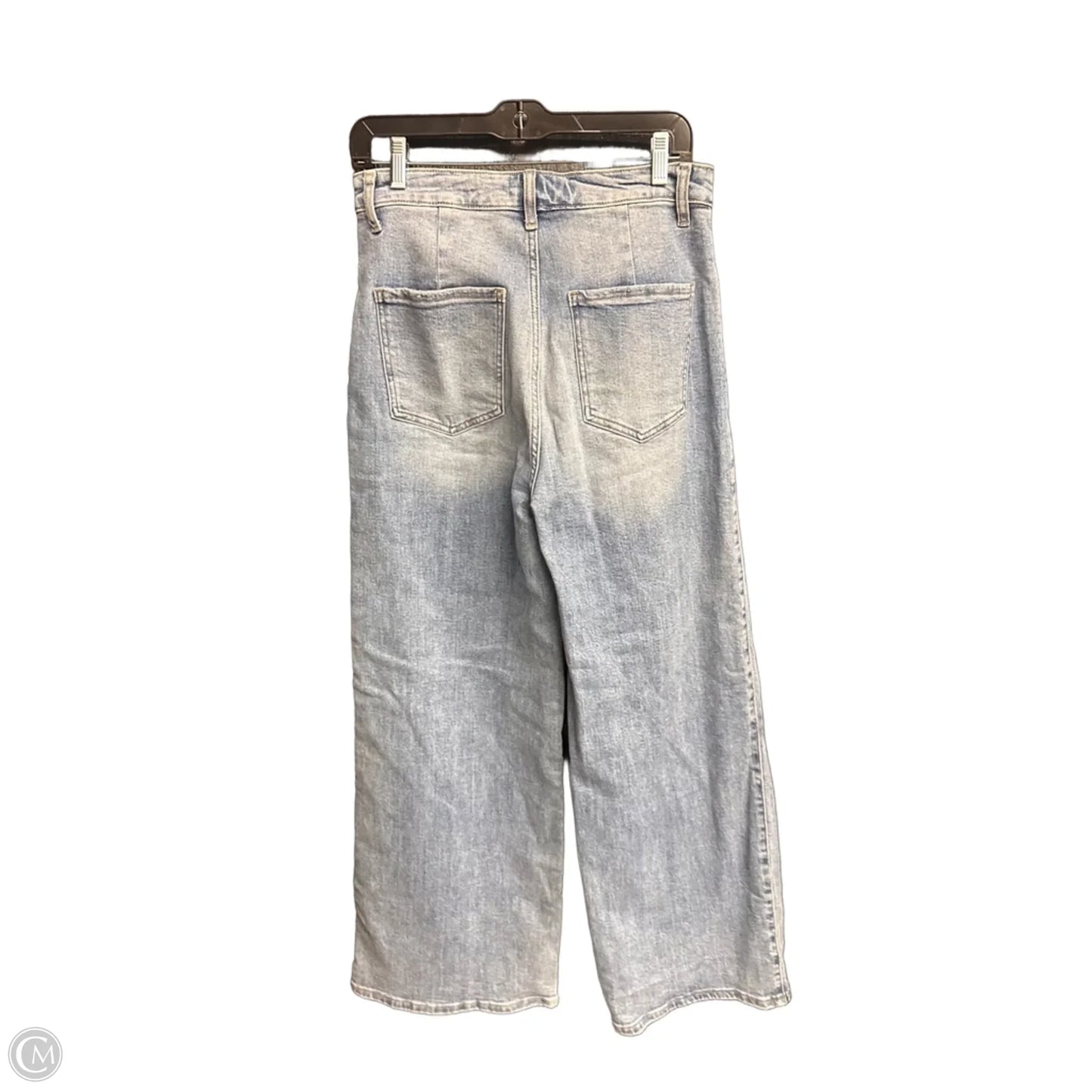 Jeans Wide Leg By Anniewear In Blue Denim, Size: L