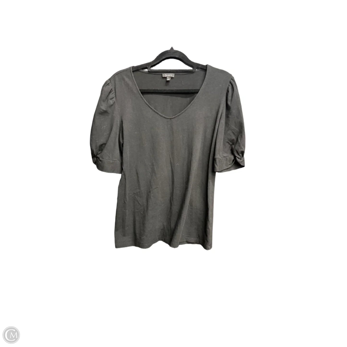 Top Short Sleeve By Talbots In Black, Size: S