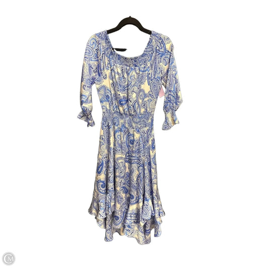Dress Casual Maxi By Tahari By Arthur Levine In Blue, Size: S