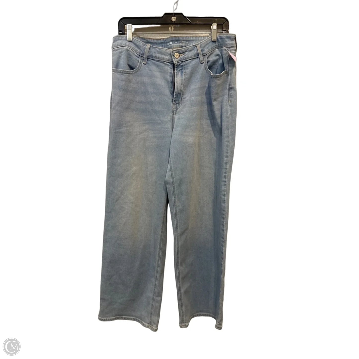 Jeans Wide Leg By Old Navy In Blue Denim, Size: 14