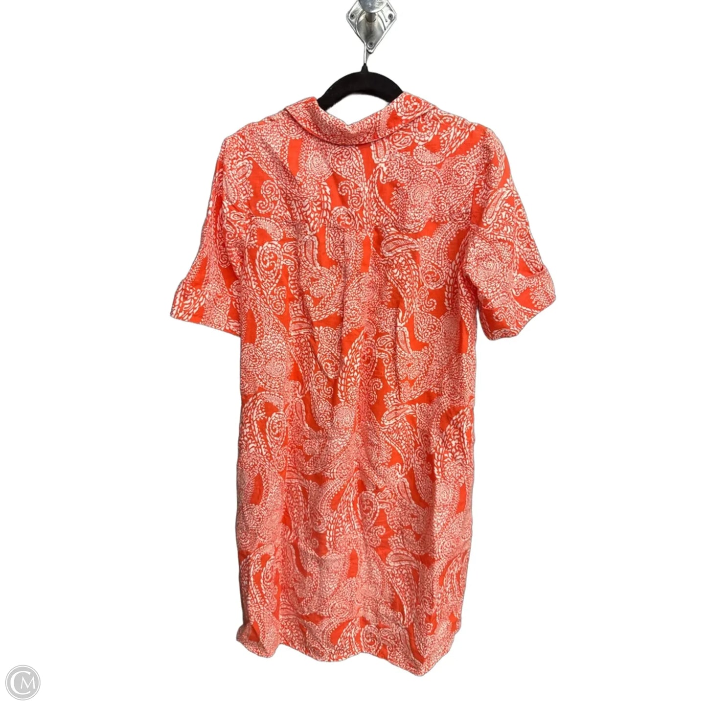 Dress Casual Midi By Chicos In Red, Size: M