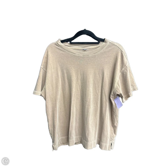 Top Short Sleeve Basic By Old Navy In Brown, Size: S