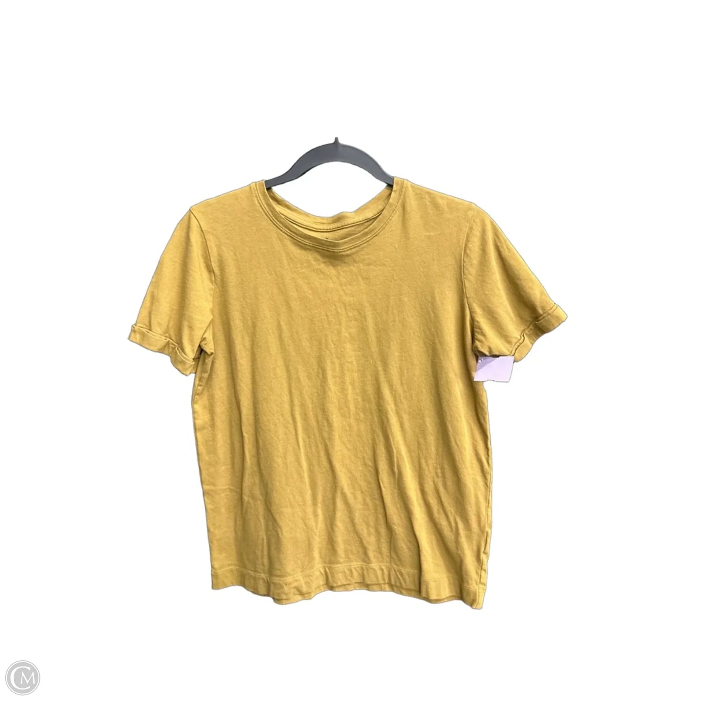 Top Short Sleeve Basic By Jockey In Yellow, Size: M