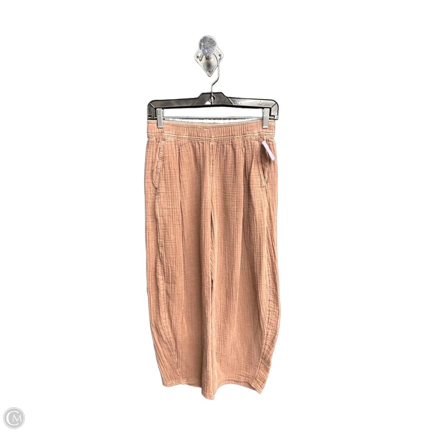 Top 2pc Short Sleeve By Gap In Brown, Size: S