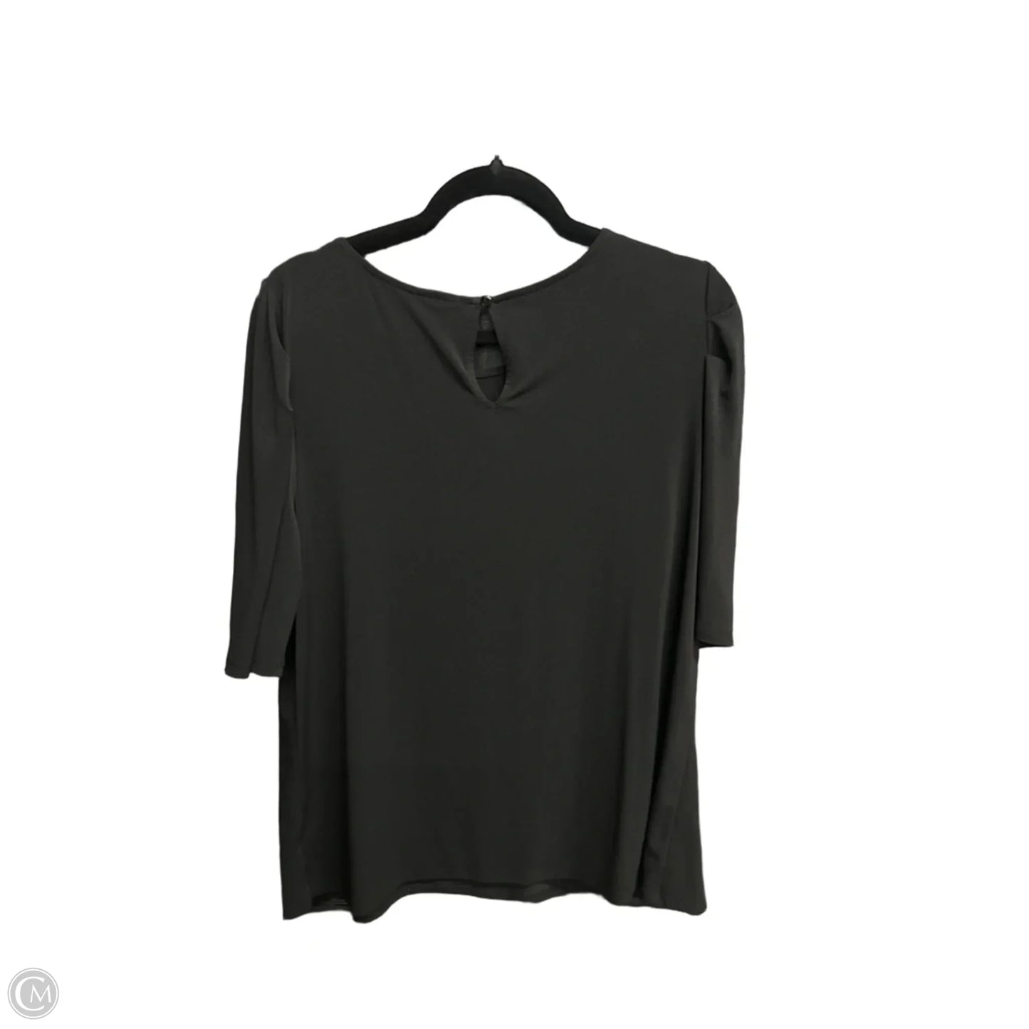 Top Short Sleeve By Worthington In Black, Size: 2x