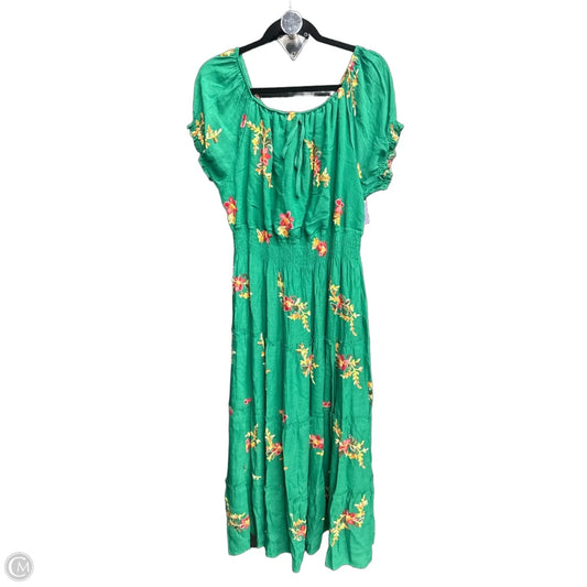Dress Casual Maxi By Clothes Mentor In Green, Size: 2x