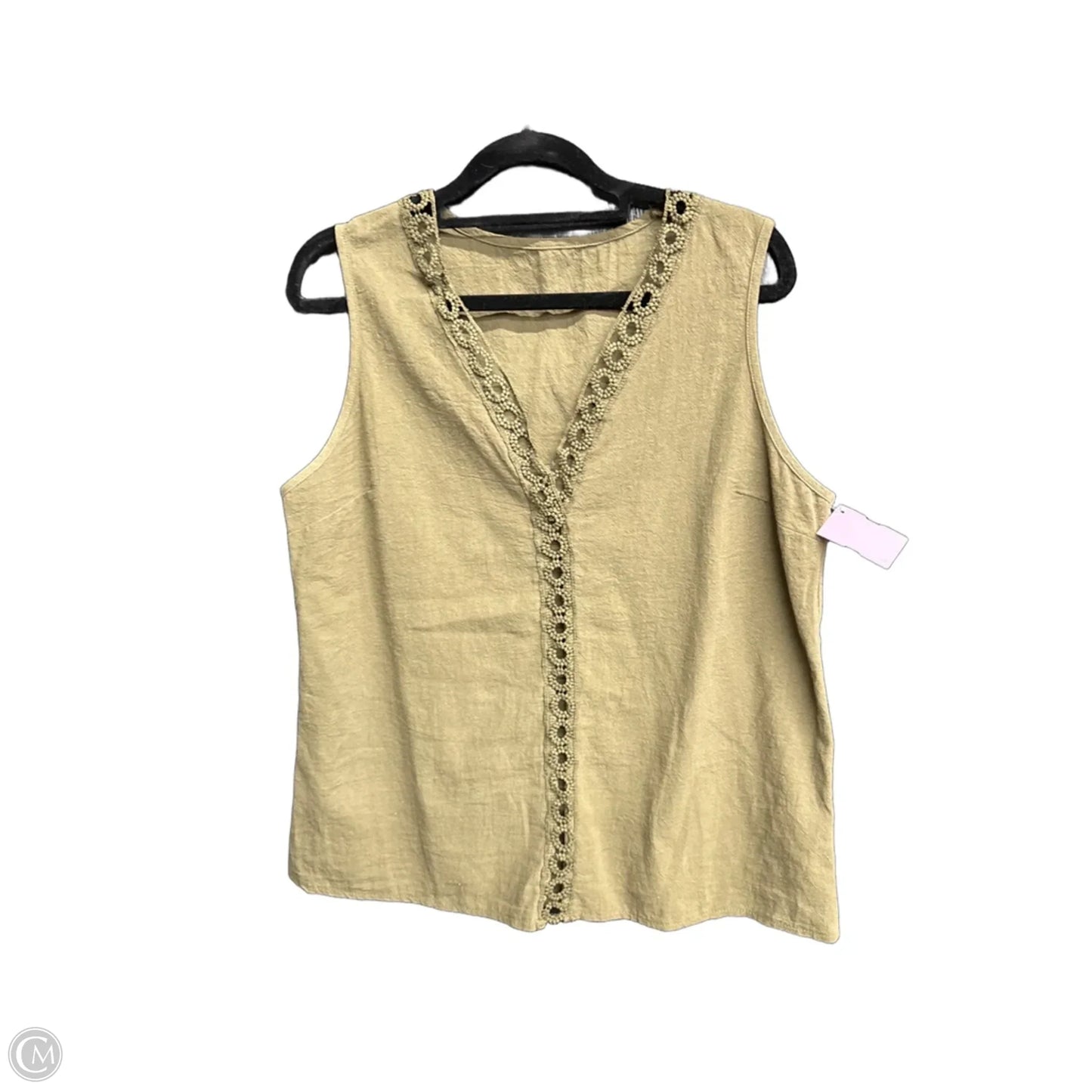 Tank Top By Clothes Mentor In Green, Size: S