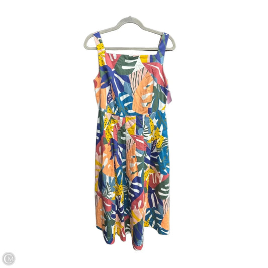 Dress Casual Midi By Boden In Multi-colored, Size: S