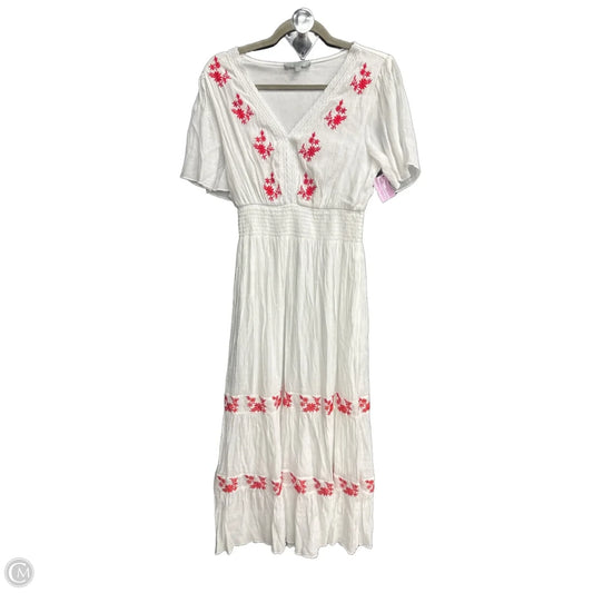 Dress Casual Maxi By Clothes Mentor In White, Size: S