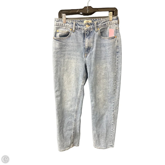 Jeans Straight By H&m In Blue Denim, Size: 10