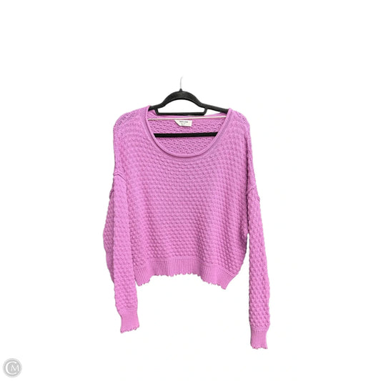 Sweater By Double Zero In Purple, Size: L