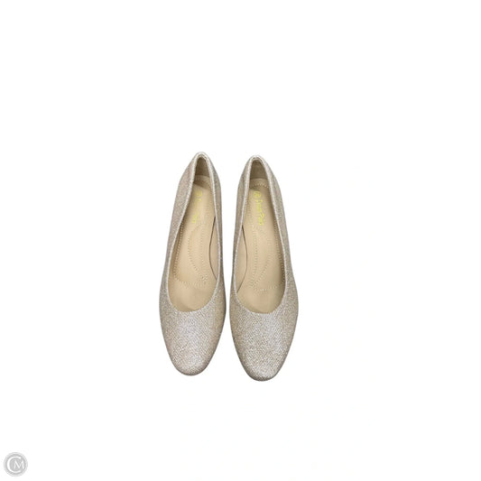 Shoes Heels Block By Dream Pairs In Gold, Size: 9.5