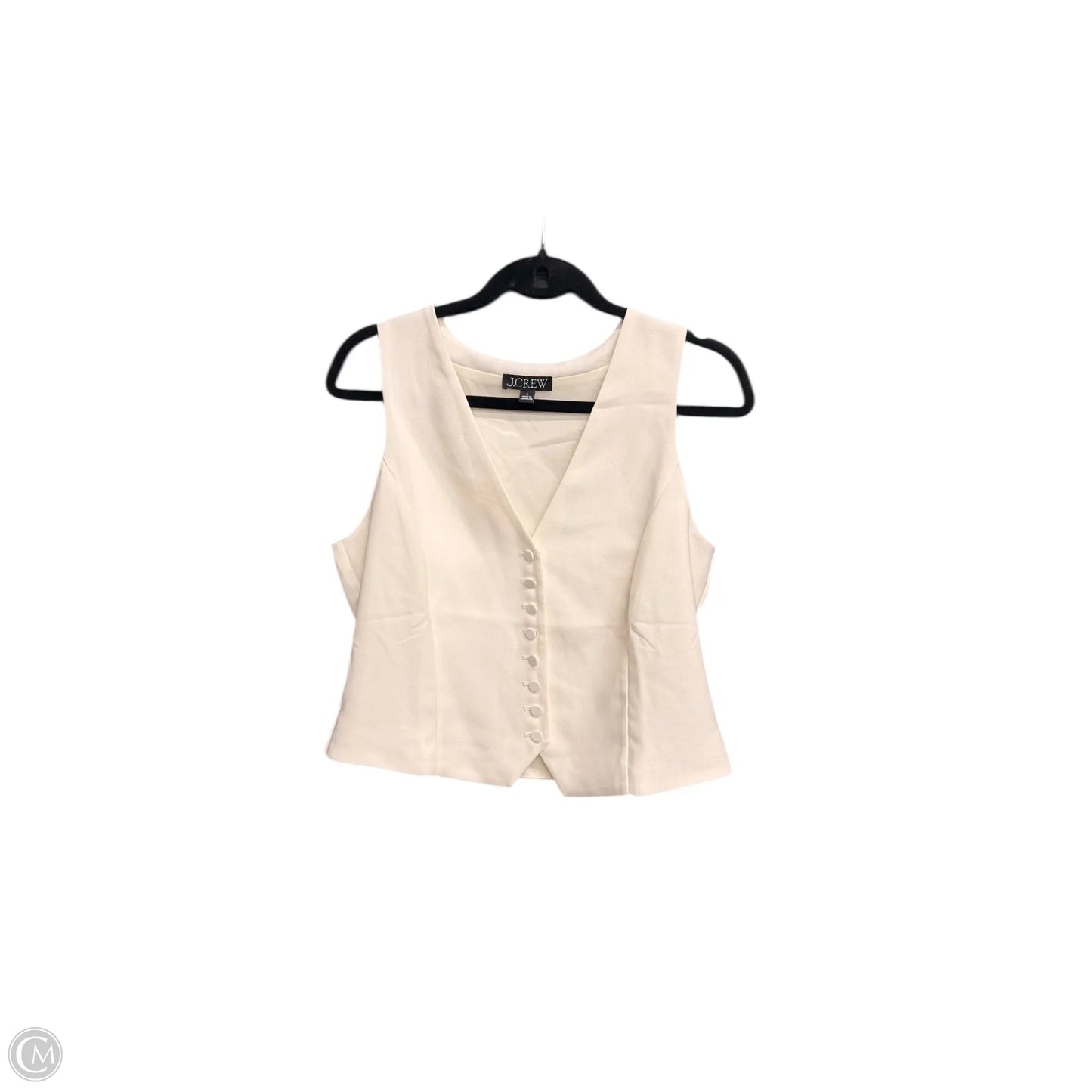 Vest Other By J. Crew In Cream, Size: M