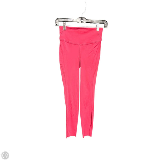 Athletic Leggings By Lululemon In Maroon, Size: Xs