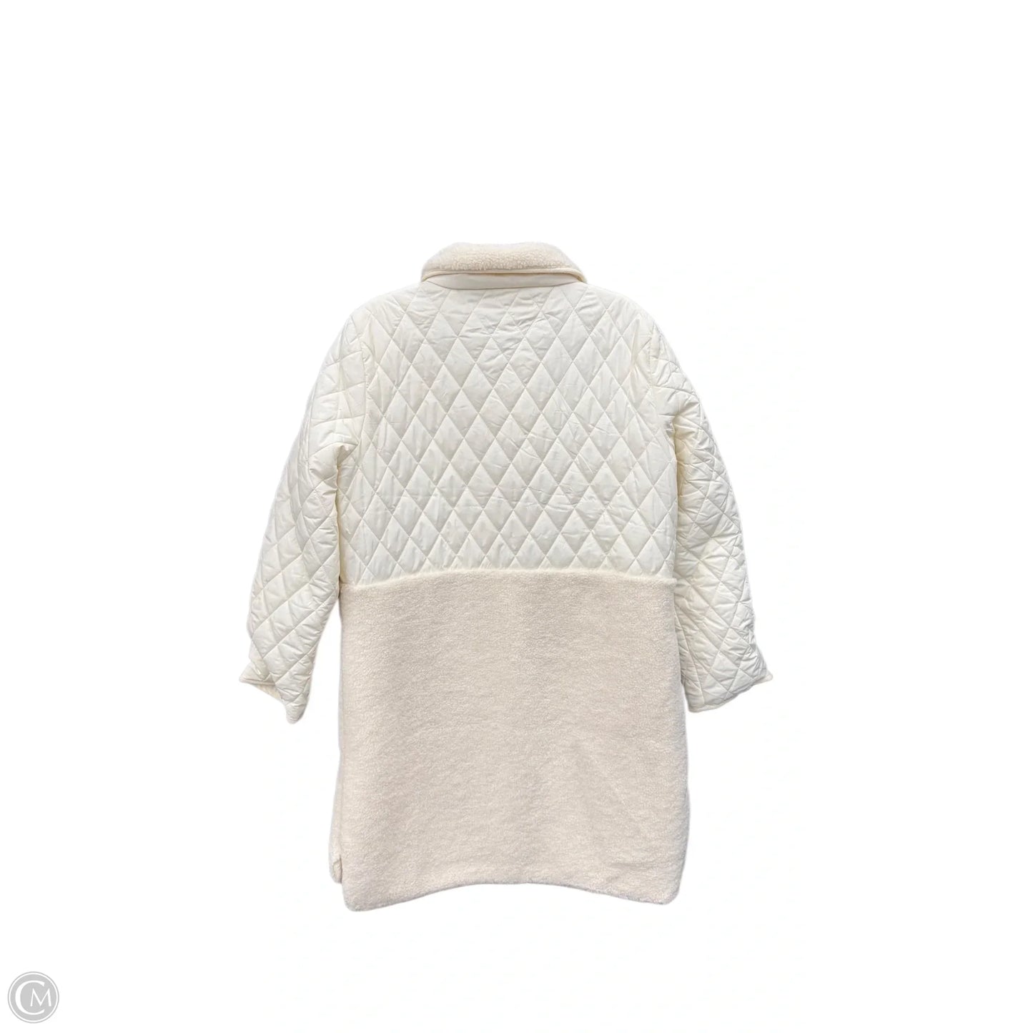 Jacket Fleece By Loft In White, Size: M