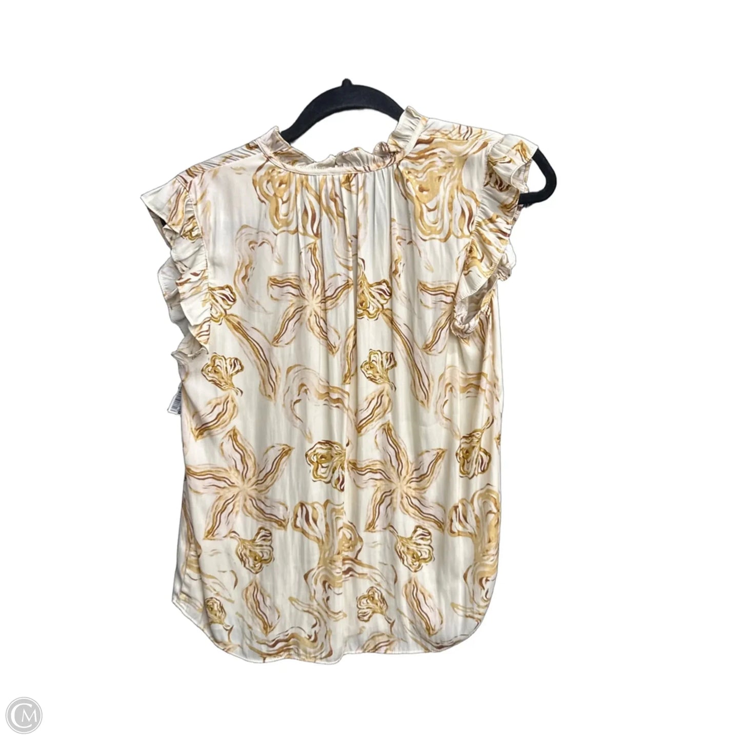 Blouse Sleeveless By Joie In Floral Print, Size: S