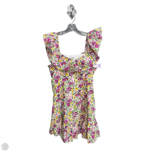 Dress Casual Short By Endless Rose In Floral Print, Size: M
