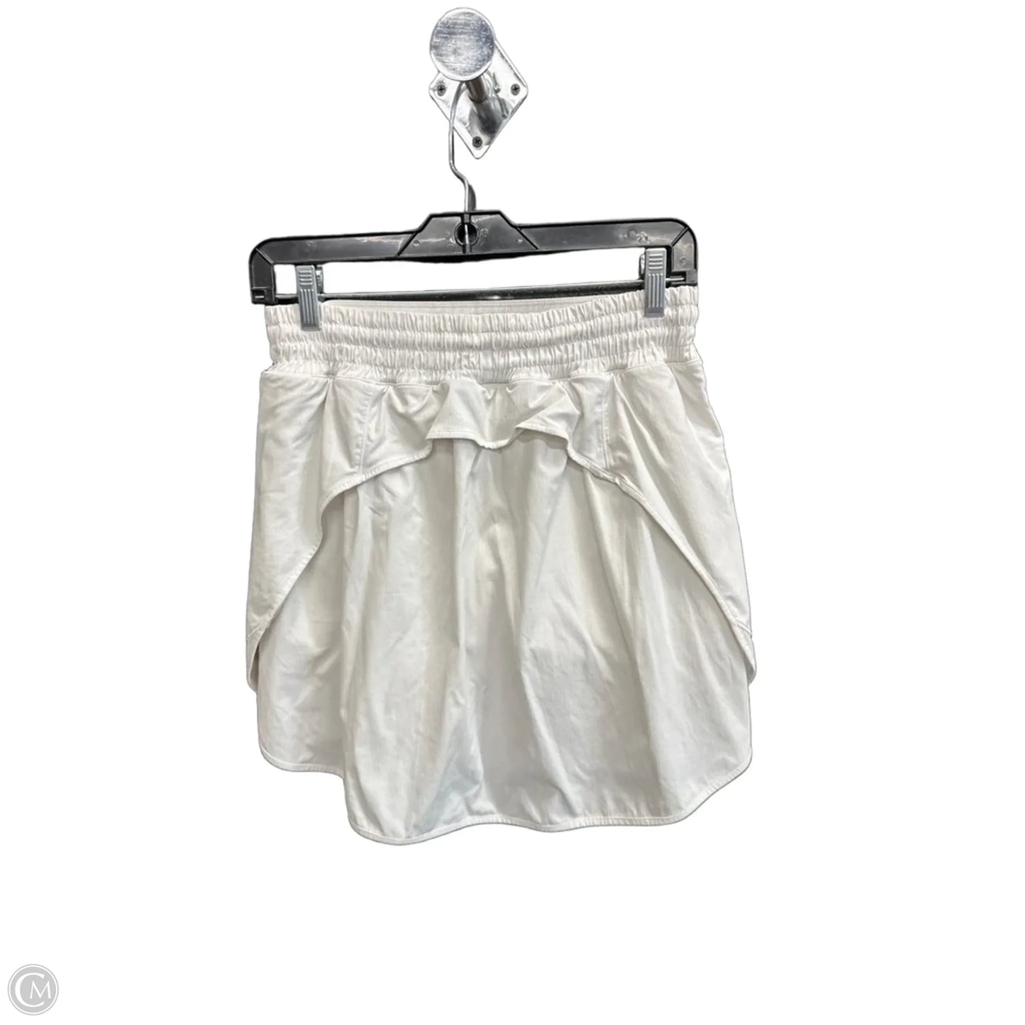 Athletic Skirt By Lululemon In White, Size: M